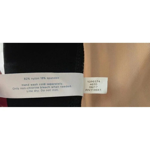 Swim by Cacique multicolor striped High Waisted Bottom Women's Size 14 - Picture 5 of 5